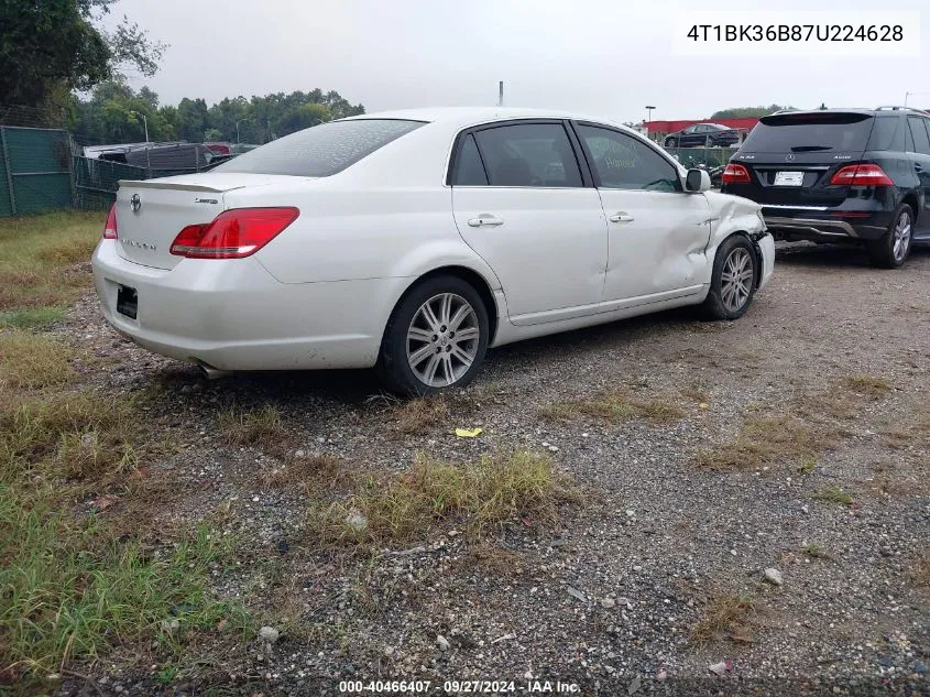 4T1BK36B87U224628 2007 Toyota Avalon Limited