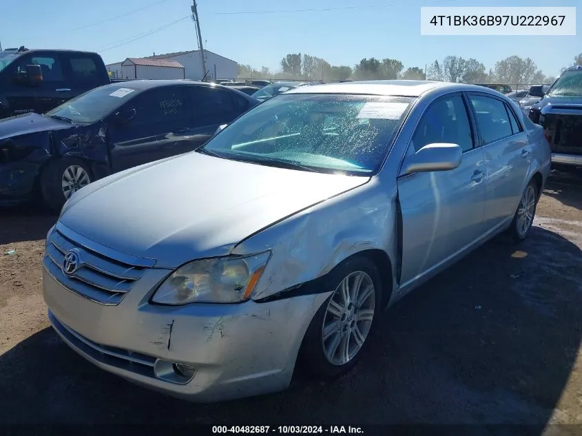 2007 Toyota Avalon Limited VIN: 4T1BK36B97U222967 Lot: 40482687