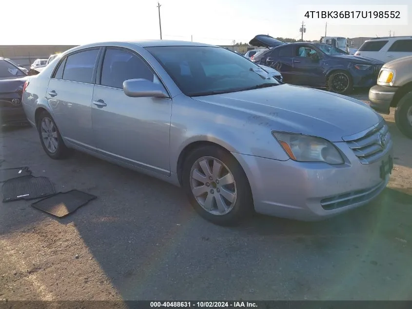 4T1BK36B17U198552 2007 Toyota Avalon Touring