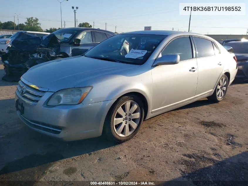 4T1BK36B17U198552 2007 Toyota Avalon Touring