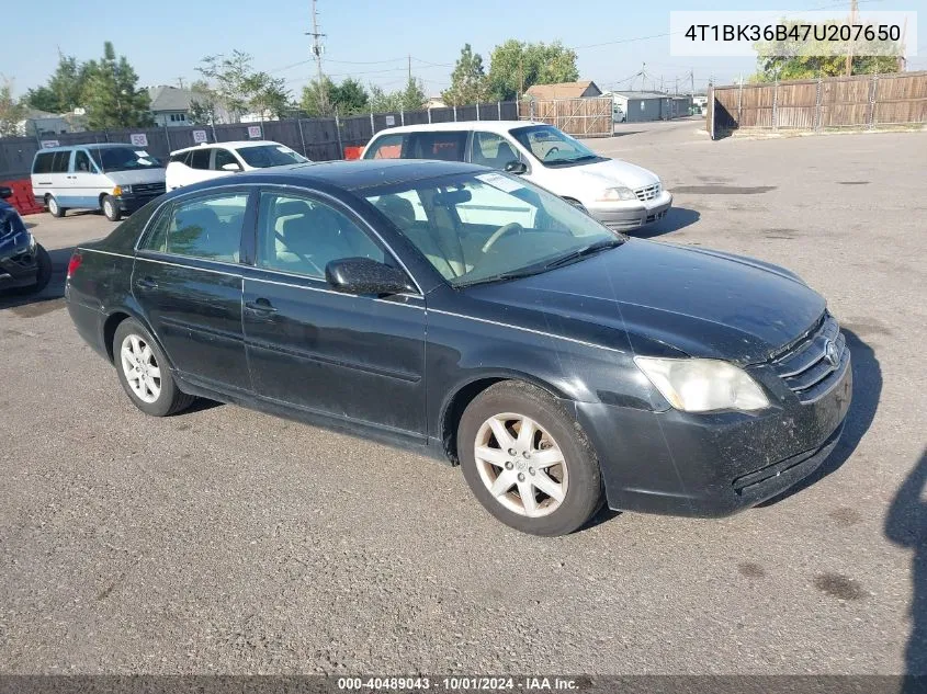 4T1BK36B47U207650 2007 Toyota Avalon Xl