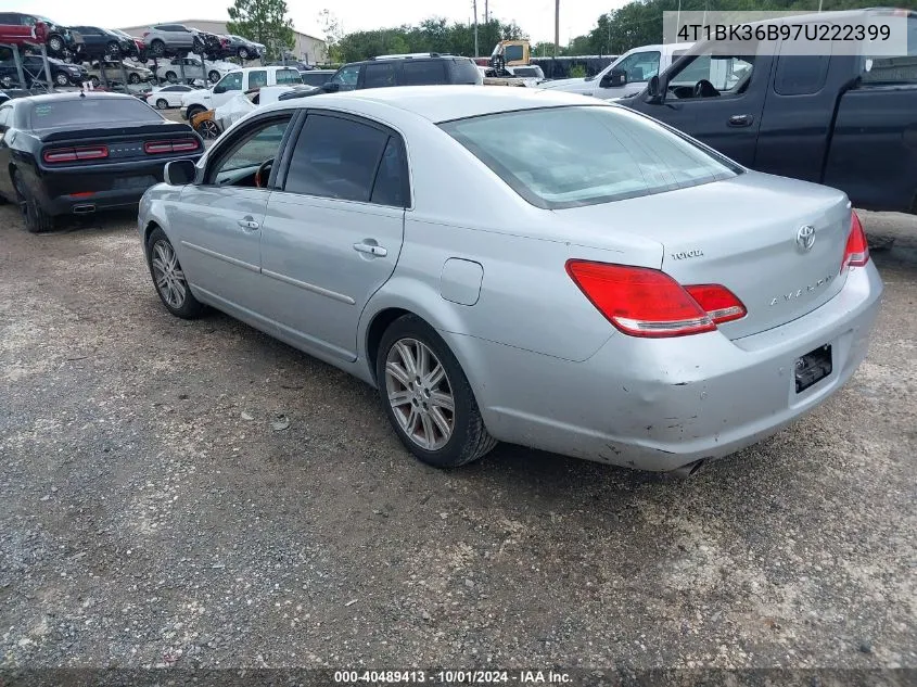 2007 Toyota Avalon Limited VIN: 4T1BK36B97U222399 Lot: 40489413