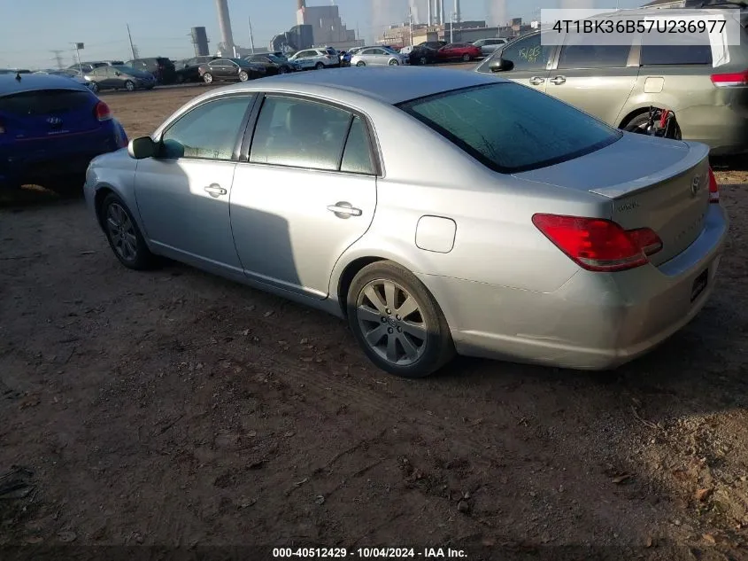 2007 Toyota Avalon Touring VIN: 4T1BK36B57U236977 Lot: 40512429