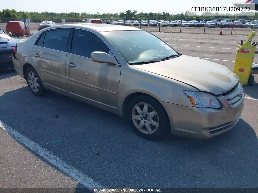 2007 Toyota Avalon Xl/Xls/Touring/Limited VIN: 4T1BK36B17U209727 Lot: 40520690