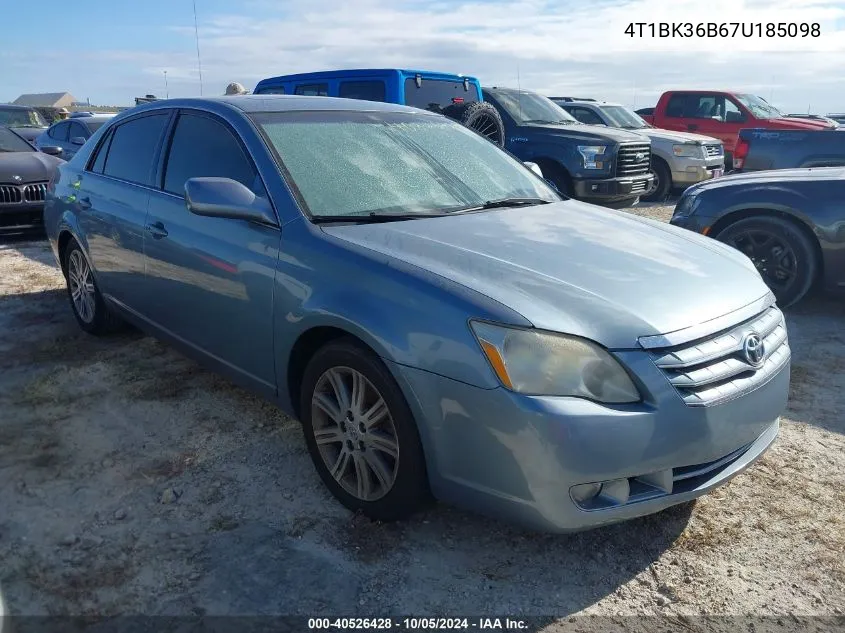 4T1BK36B67U185098 2007 Toyota Avalon Xl/Xls/Touring/Limited