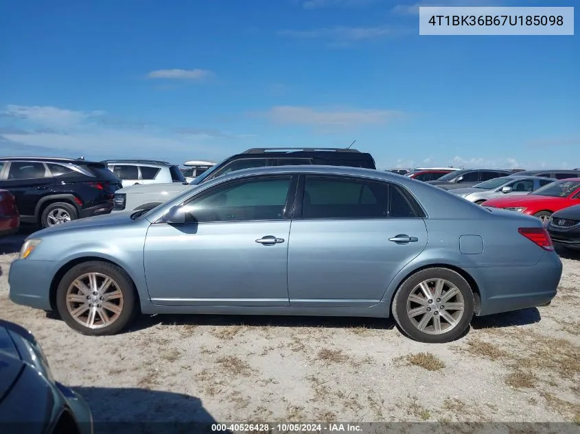 4T1BK36B67U185098 2007 Toyota Avalon Xl/Xls/Touring/Limited