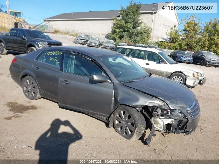 2007 Toyota Avalon Touring VIN: 4T1BK36B67U223607 Lot: 40547225