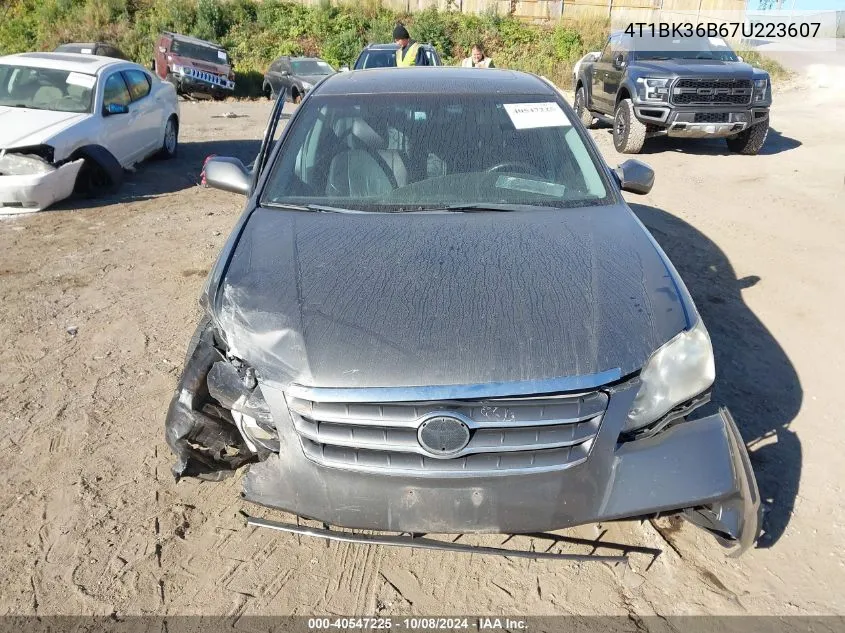 2007 Toyota Avalon Touring VIN: 4T1BK36B67U223607 Lot: 40547225