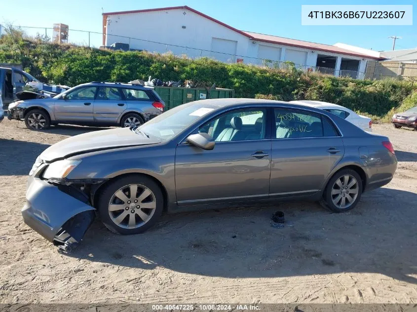 2007 Toyota Avalon Touring VIN: 4T1BK36B67U223607 Lot: 40547225