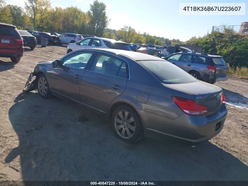 2007 Toyota Avalon Touring VIN: 4T1BK36B67U223607 Lot: 40547225