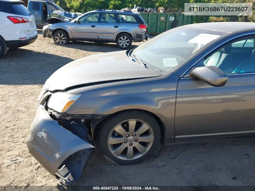 2007 Toyota Avalon Touring VIN: 4T1BK36B67U223607 Lot: 40547225