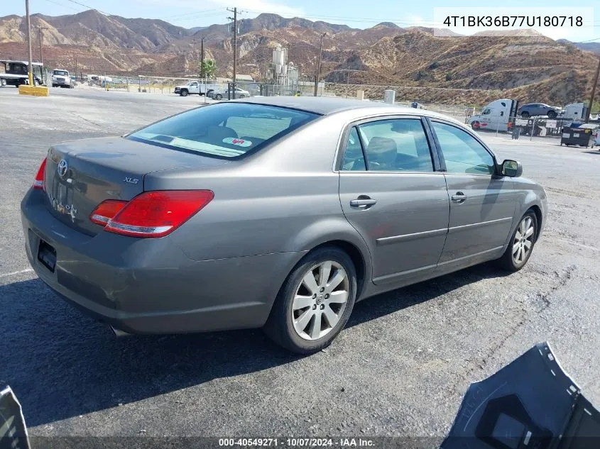 2007 Toyota Avalon Xls VIN: 4T1BK36B77U180718 Lot: 40549271