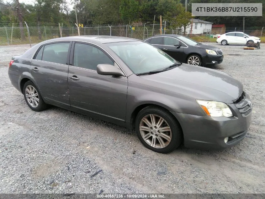 2007 Toyota Avalon Limited VIN: 4T1BK36B87U215590 Lot: 40557235