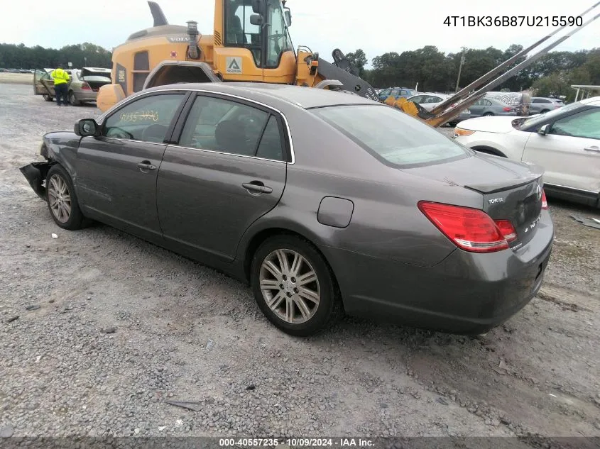 2007 Toyota Avalon Limited VIN: 4T1BK36B87U215590 Lot: 40557235