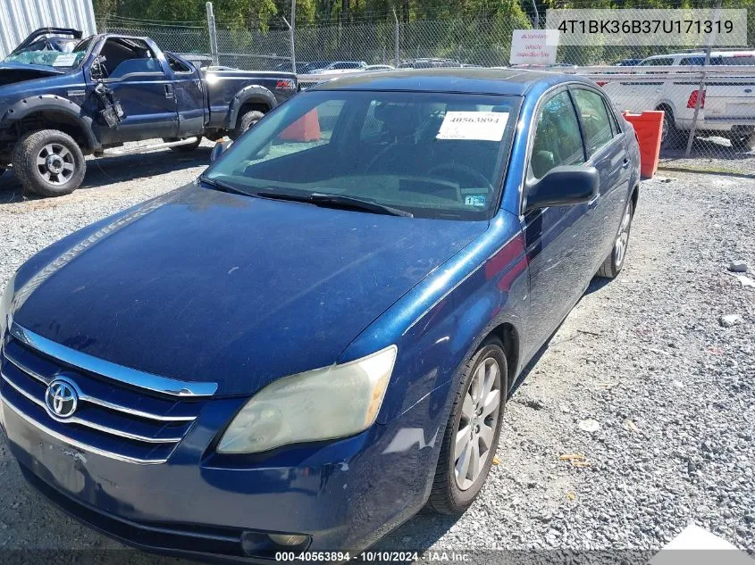 2007 Toyota Avalon Xls VIN: 4T1BK36B37U171319 Lot: 40563894