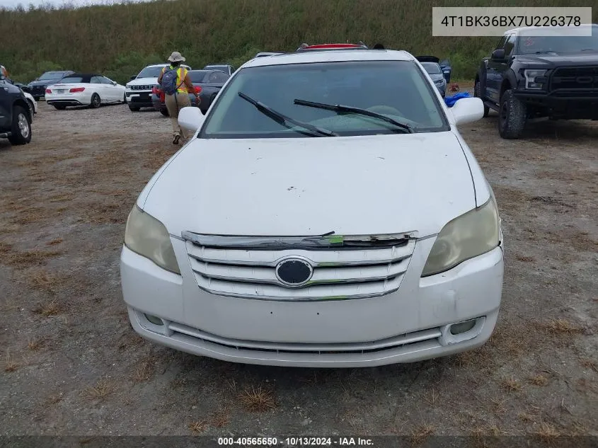 2007 Toyota Avalon Limited VIN: 4T1BK36BX7U226378 Lot: 40565650