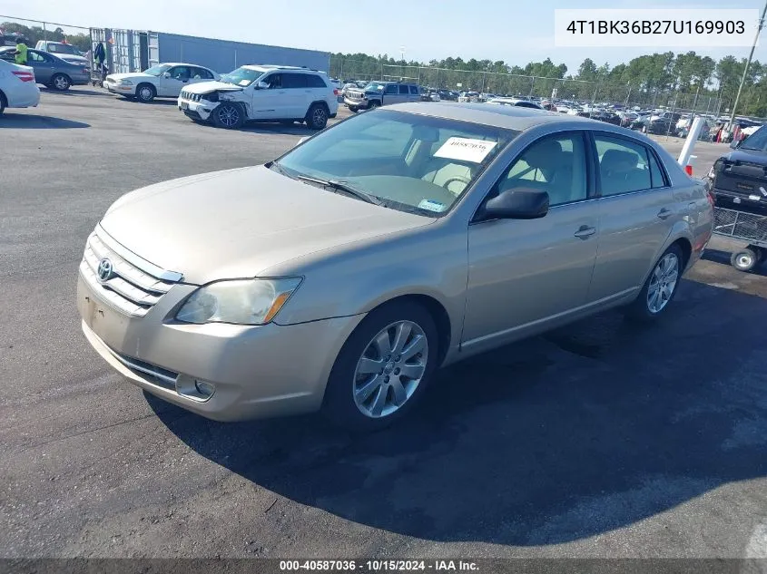 2007 Toyota Avalon Xls VIN: 4T1BK36B27U169903 Lot: 40587036