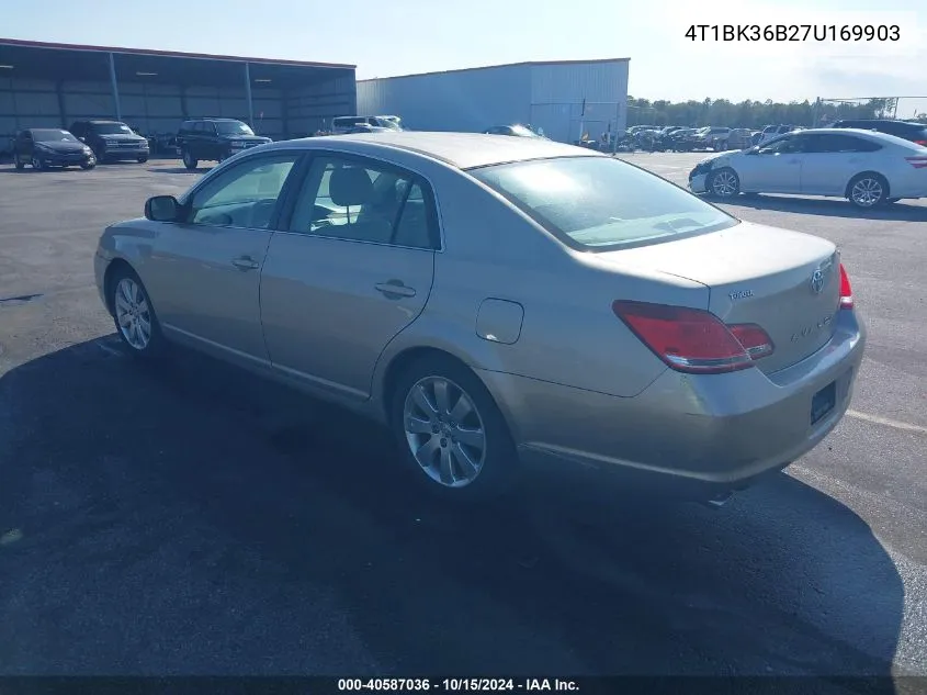 2007 Toyota Avalon Xls VIN: 4T1BK36B27U169903 Lot: 40587036