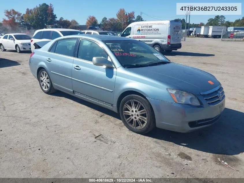 2007 Toyota Avalon Limited VIN: 4T1BK36B27U243305 Lot: 40618629