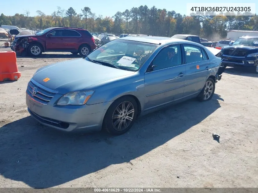 2007 Toyota Avalon Limited VIN: 4T1BK36B27U243305 Lot: 40618629