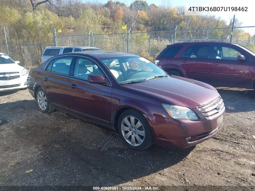 2007 Toyota Avalon Xl/Xls/Touring/Limited VIN: 4T1BK36B07U198462 Lot: 40630381