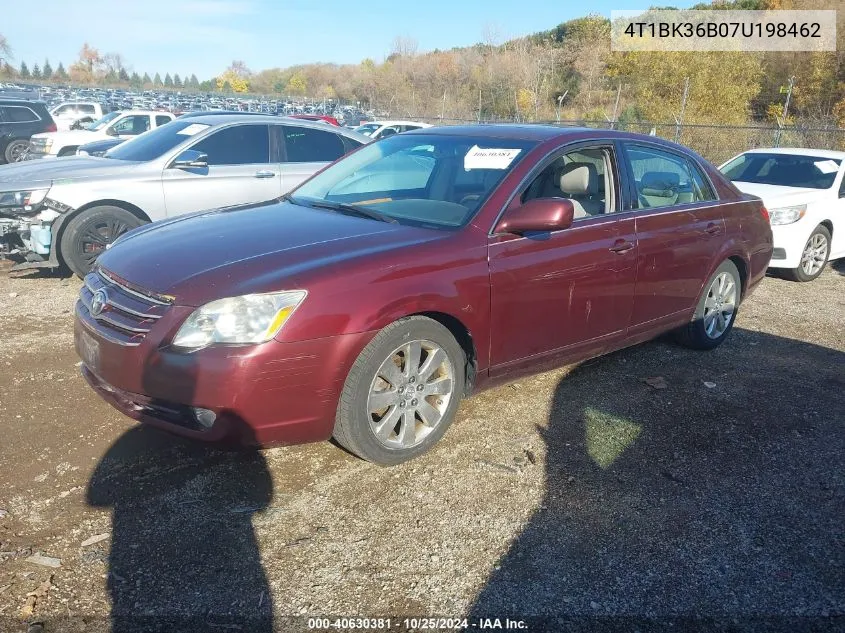 2007 Toyota Avalon Xl/Xls/Touring/Limited VIN: 4T1BK36B07U198462 Lot: 40630381