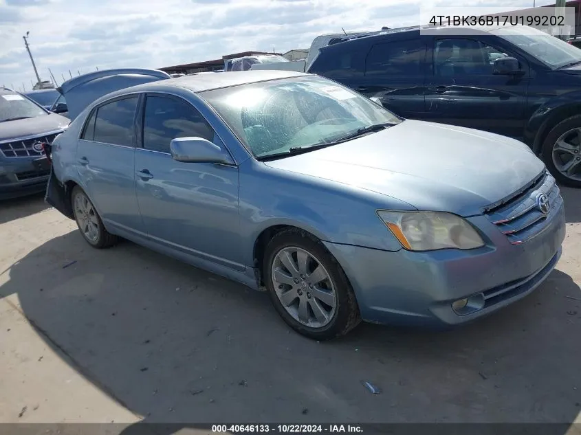 2007 Toyota Avalon Touring VIN: 4T1BK36B17U199202 Lot: 40646133