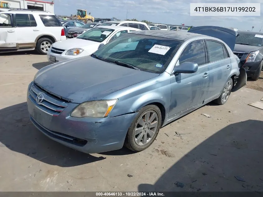 2007 Toyota Avalon Touring VIN: 4T1BK36B17U199202 Lot: 40646133