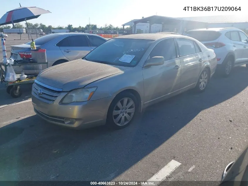 2007 Toyota Avalon Xls VIN: 4T1BK36B17U209064 Lot: 40663823