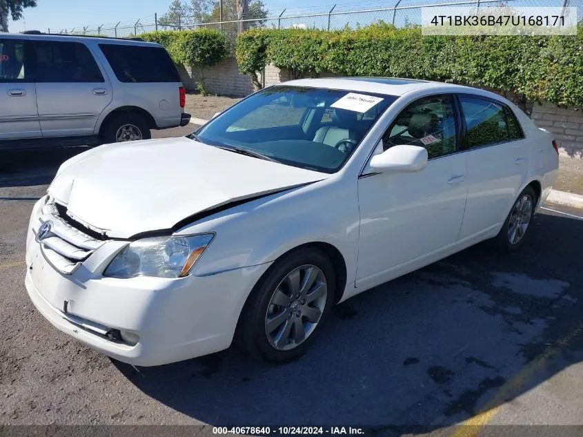 2007 Toyota Avalon Touring VIN: 4T1BK36B47U168171 Lot: 40678640