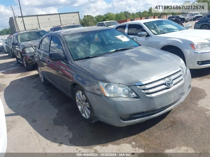 2007 Toyota Avalon Xls VIN: 4T1BK36B67U212574 Lot: 40695522