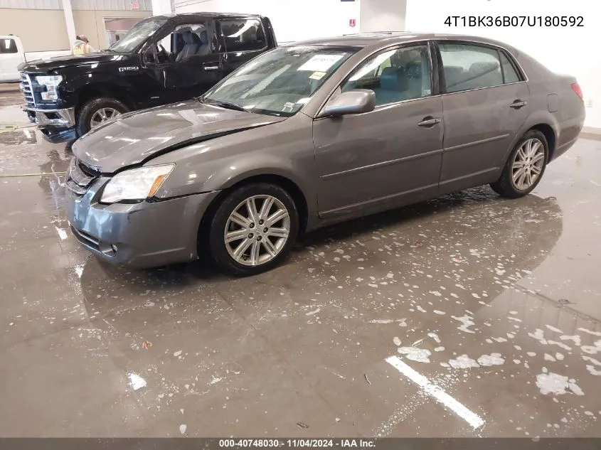 2007 Toyota Avalon Limited VIN: 4T1BK36B07U180592 Lot: 40748030