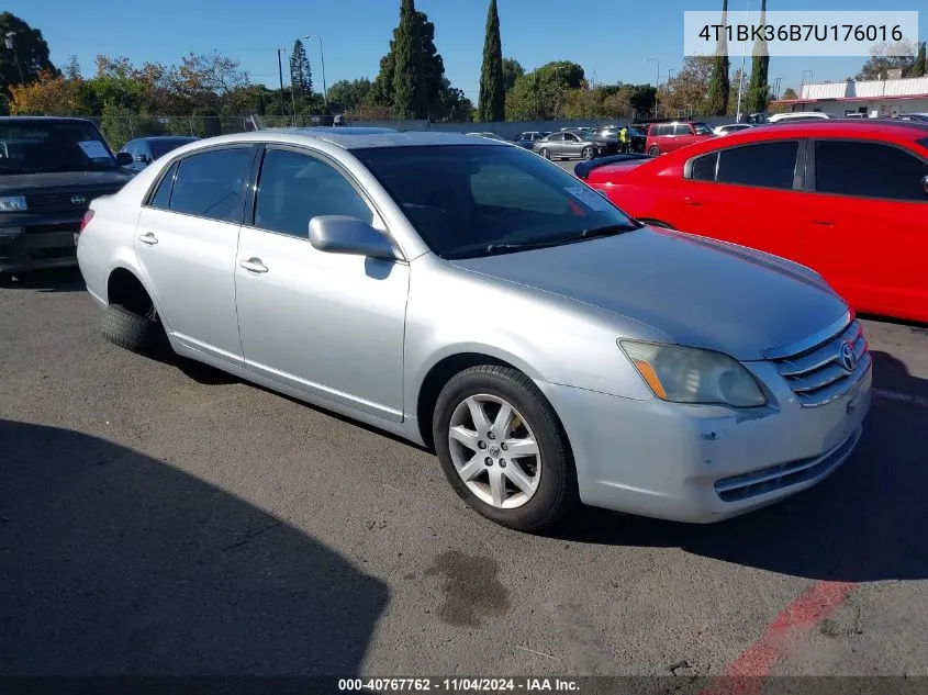 2007 Toyota Avalon Xl VIN: 4T1BK36B7U176016 Lot: 40767762