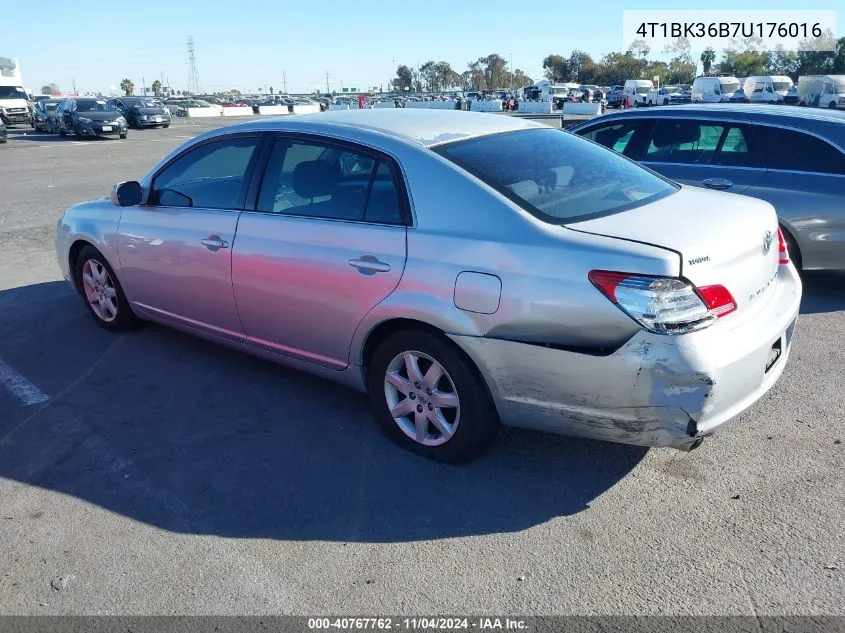 2007 Toyota Avalon Xl VIN: 4T1BK36B7U176016 Lot: 40767762