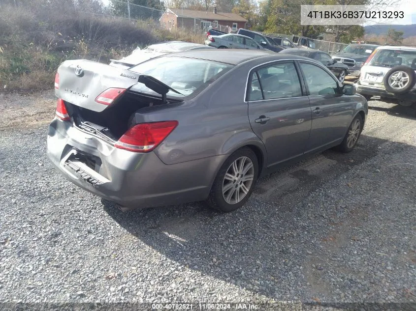 2007 Toyota Avalon Limited VIN: 4T1BK36B37U213293 Lot: 40782521