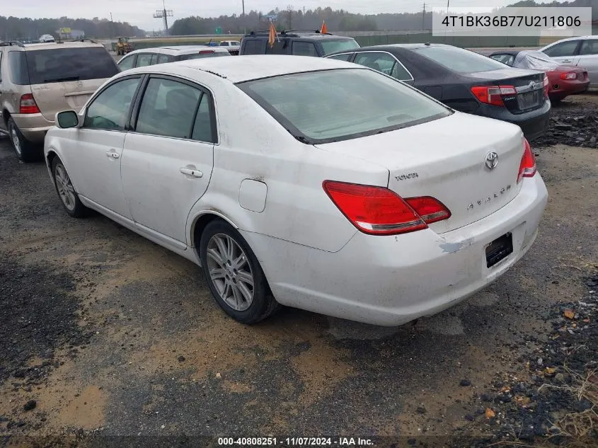 4T1BK36B77U211806 2007 Toyota Avalon Limited