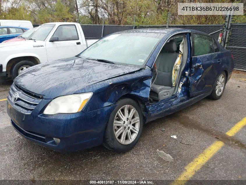 2007 Toyota Avalon Limited VIN: 4T1BK36B67U226698 Lot: 40813187