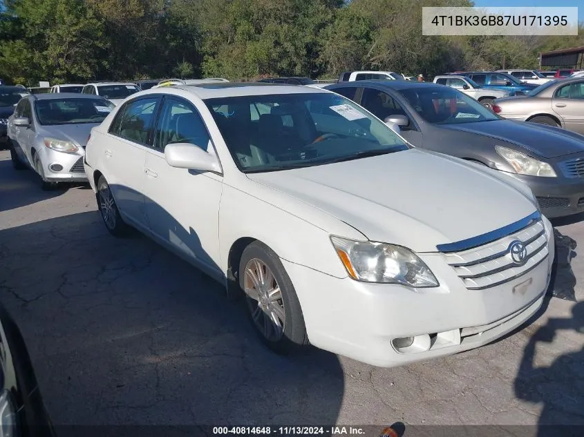 2007 Toyota Avalon Limited VIN: 4T1BK36B87U171395 Lot: 40814648