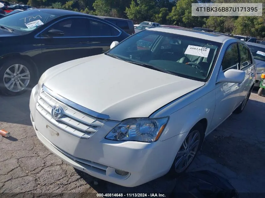 2007 Toyota Avalon Limited VIN: 4T1BK36B87U171395 Lot: 40814648