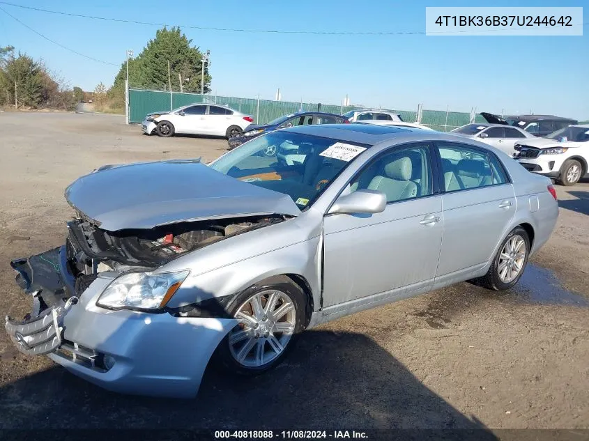 2007 Toyota Avalon Limited VIN: 4T1BK36B37U244642 Lot: 40818088