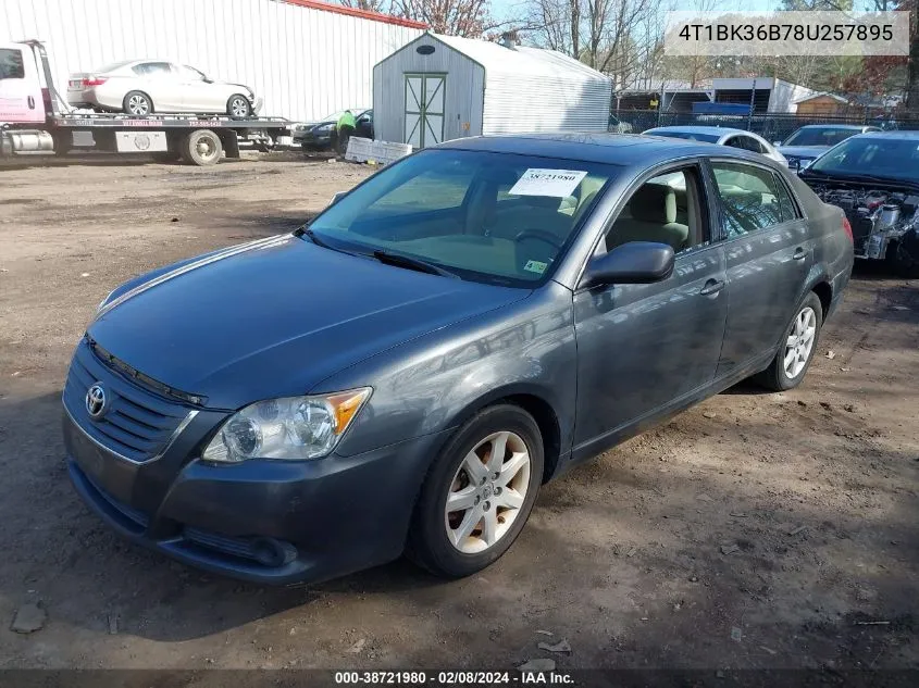 2008 Toyota Avalon Xl VIN: 4T1BK36B78U257895 Lot: 38721980