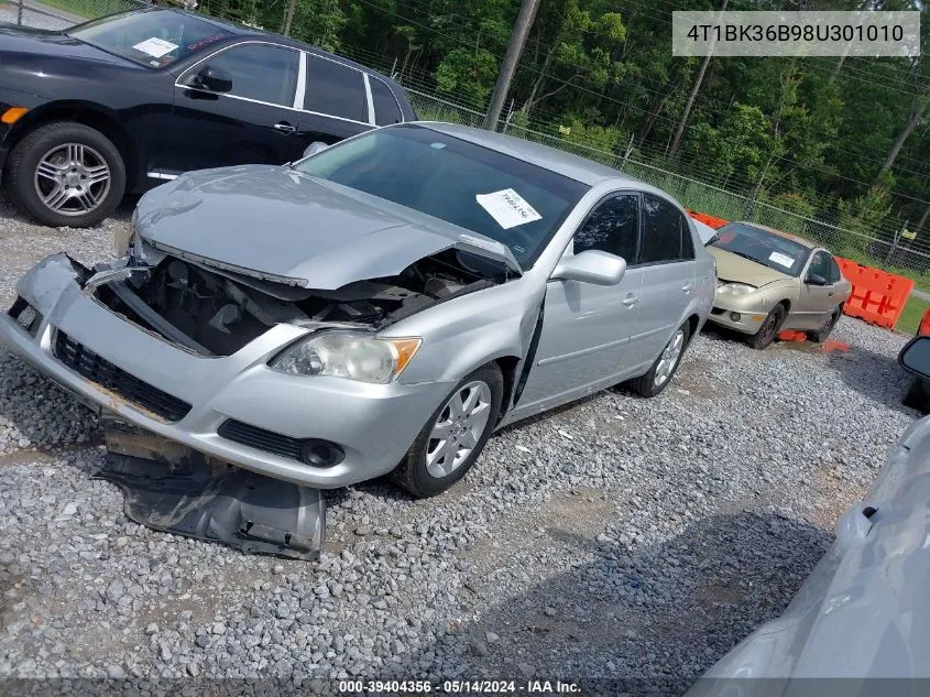 2008 Toyota Avalon Xl VIN: 4T1BK36B98U301010 Lot: 39404356