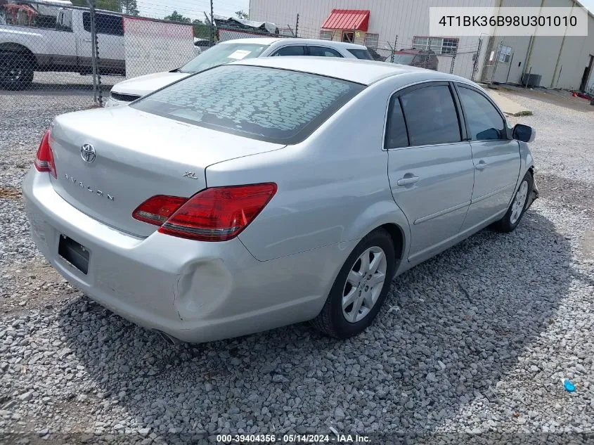 2008 Toyota Avalon Xl VIN: 4T1BK36B98U301010 Lot: 39404356