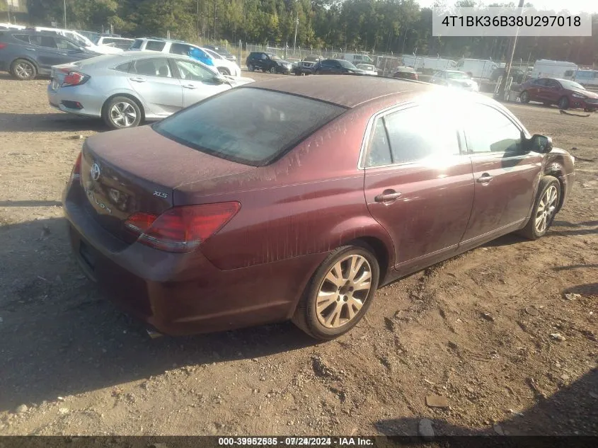 4T1BK36B38U297018 2008 Toyota Avalon Xls