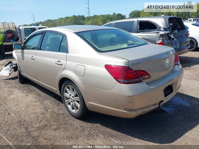 2008 Toyota Avalon Xl VIN: 4T1BK36B18U301440 Lot: 40171964