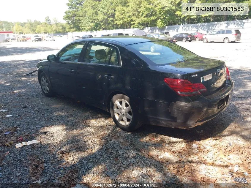 2008 Toyota Avalon Xl VIN: 4T1BK36B18U301583 Lot: 40182672