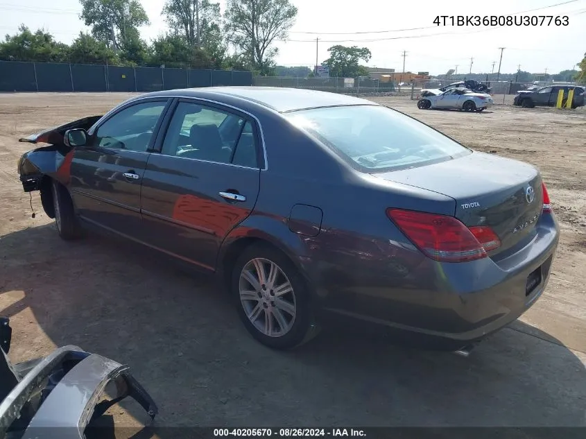 4T1BK36B08U307763 2008 Toyota Avalon Limited