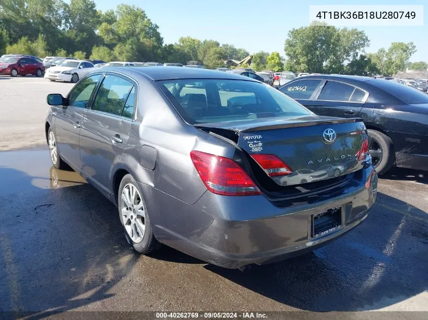 4T1BK36B18U280749 2008 Toyota Avalon Touring