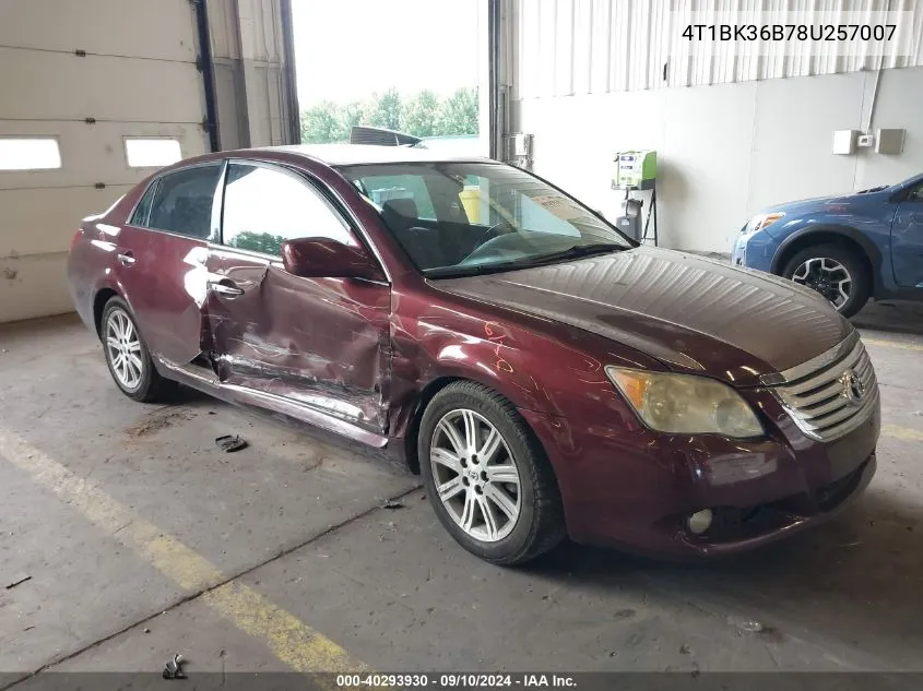 4T1BK36B78U257007 2008 Toyota Avalon Limited