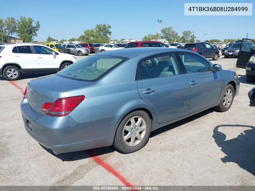 2008 Toyota Avalon Xl VIN: 4T1BK36B08U284999 Lot: 40296558